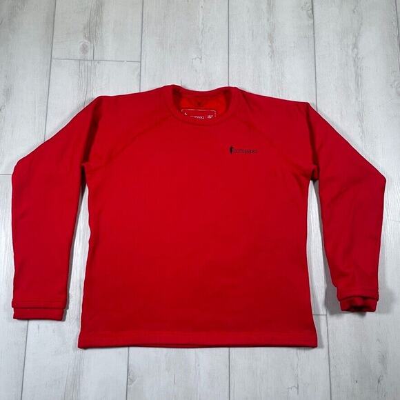Cotopaxi Womens Size Large Sambaya Crewneck Red Sweater Fleece Sweatshirt - Picture 1 of 12